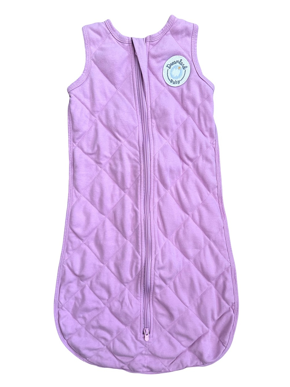 Sleeveless Quilted Sleep Sack in Light Purple by Dreamland Baby